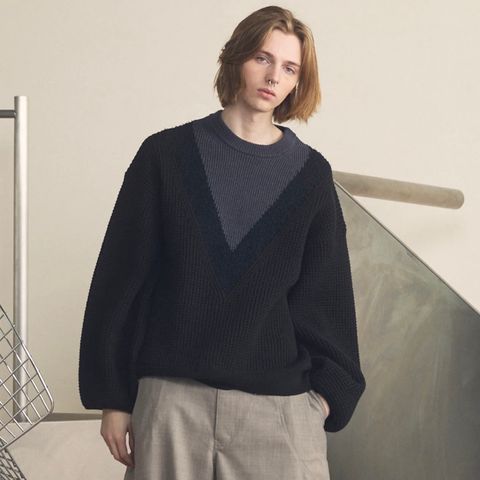 【残り一点】Prime Over V Switching Knit Pull Over