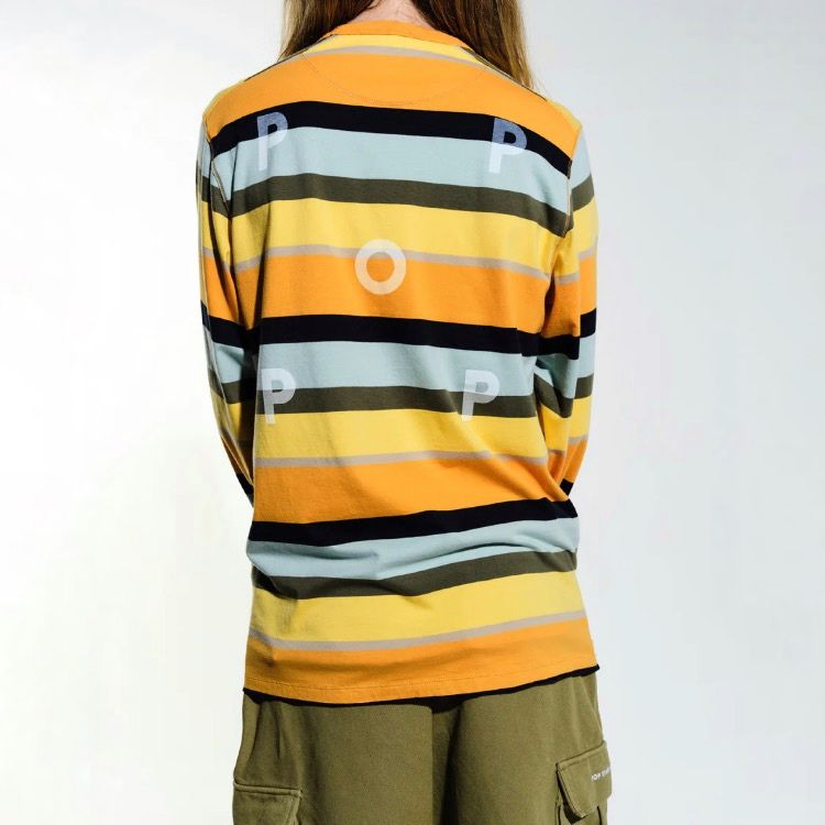 【残り一点】Striped Logo Longsleeve T-shirt