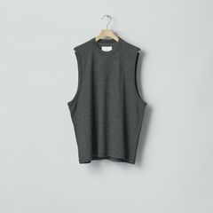 【残り一点】Fine Wool Oversized No Sleeve Tee
