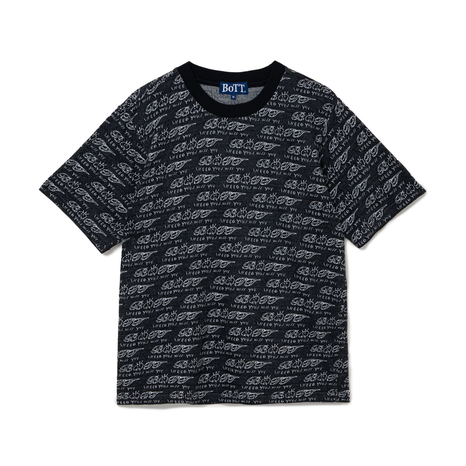 【国内買付】BoTT MISS YOU JAQUARD TEE ボット Tシャツ BoTT - 【残り一点】Miss You Jacquard Tee | ACRMTSM ONLINE STORE