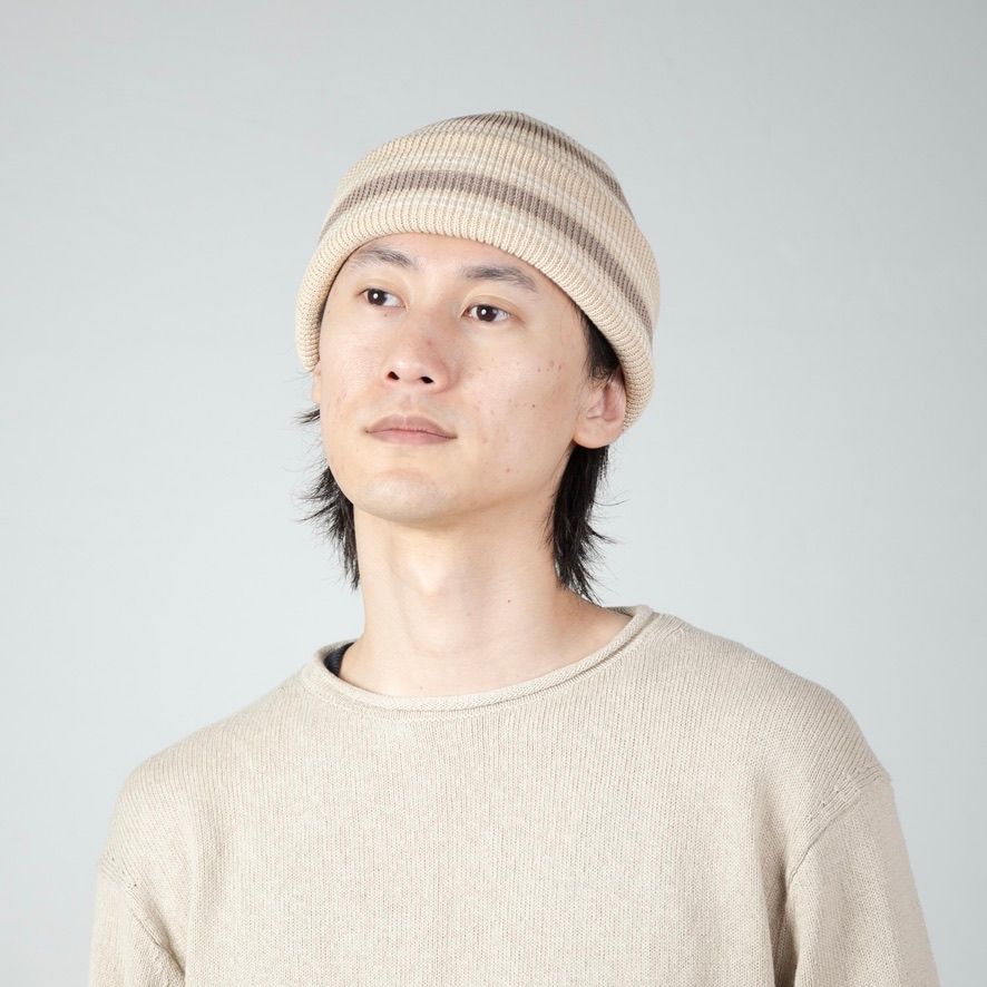 【残り一点】RV Border Short Beanie