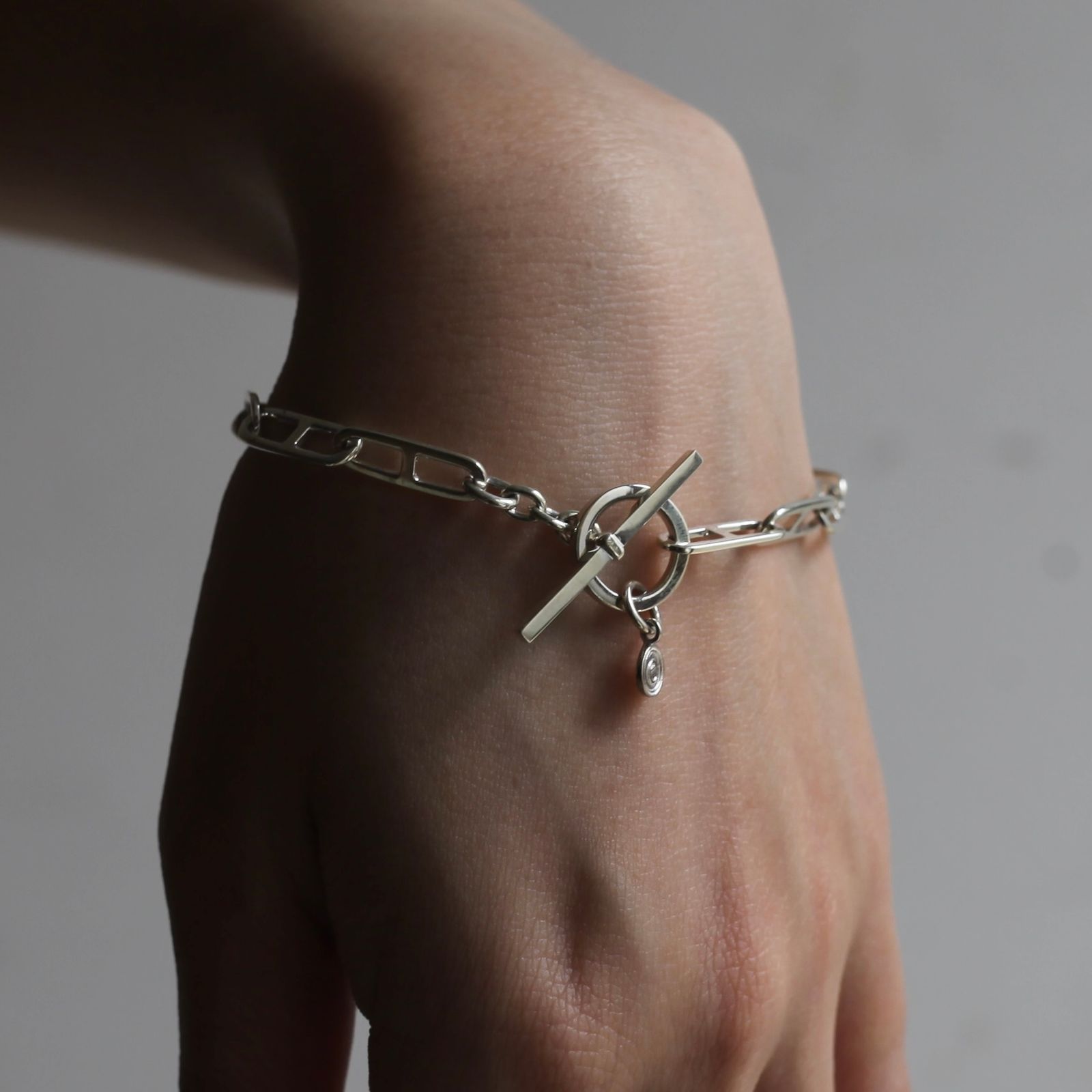 【残り一点】Flat Anchor Chain T-BAR Bracelet SMALL(7mm)