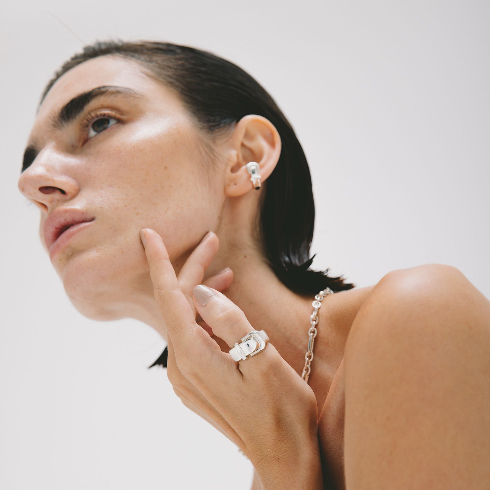 【お取り寄せ注文可能】Buckle Ring_L(SILVER)