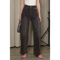 【残り一点】Curve Line Flocky Denim