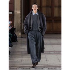 【残り一点】 W/CA Double Face Notch Lapel Coat