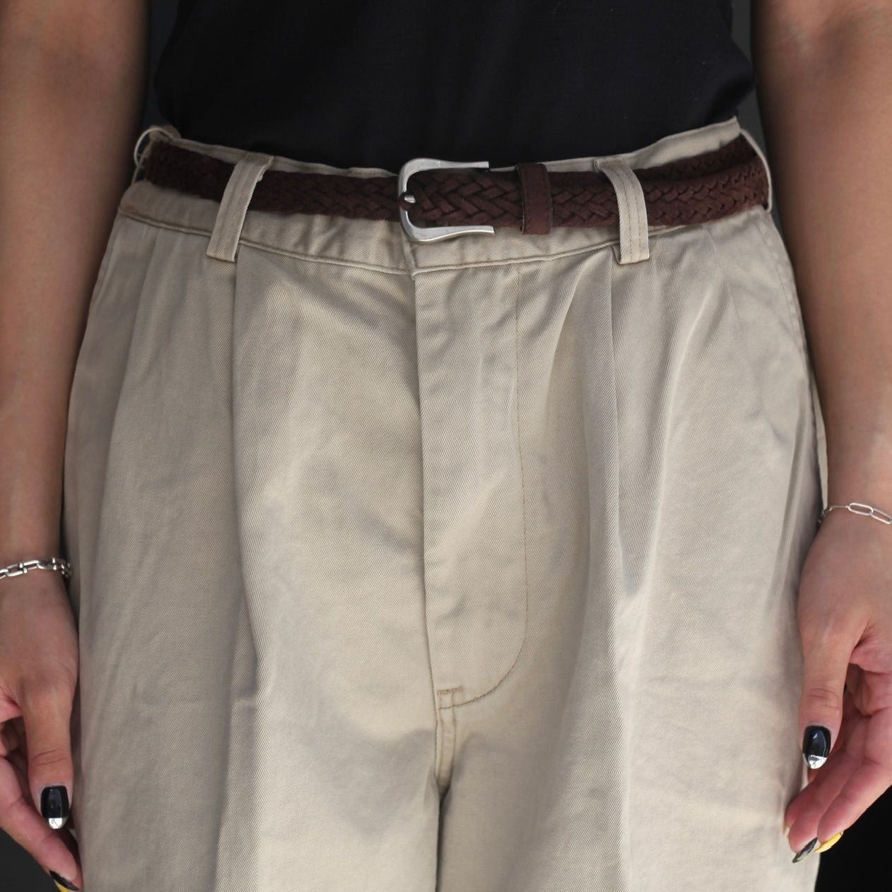 【残り一点】Two Tuck Wide Trousers