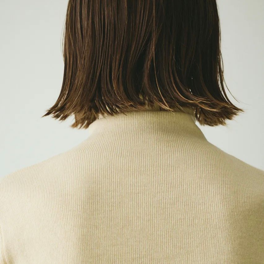 【残り一点】Bi Color Hem Knit Tops