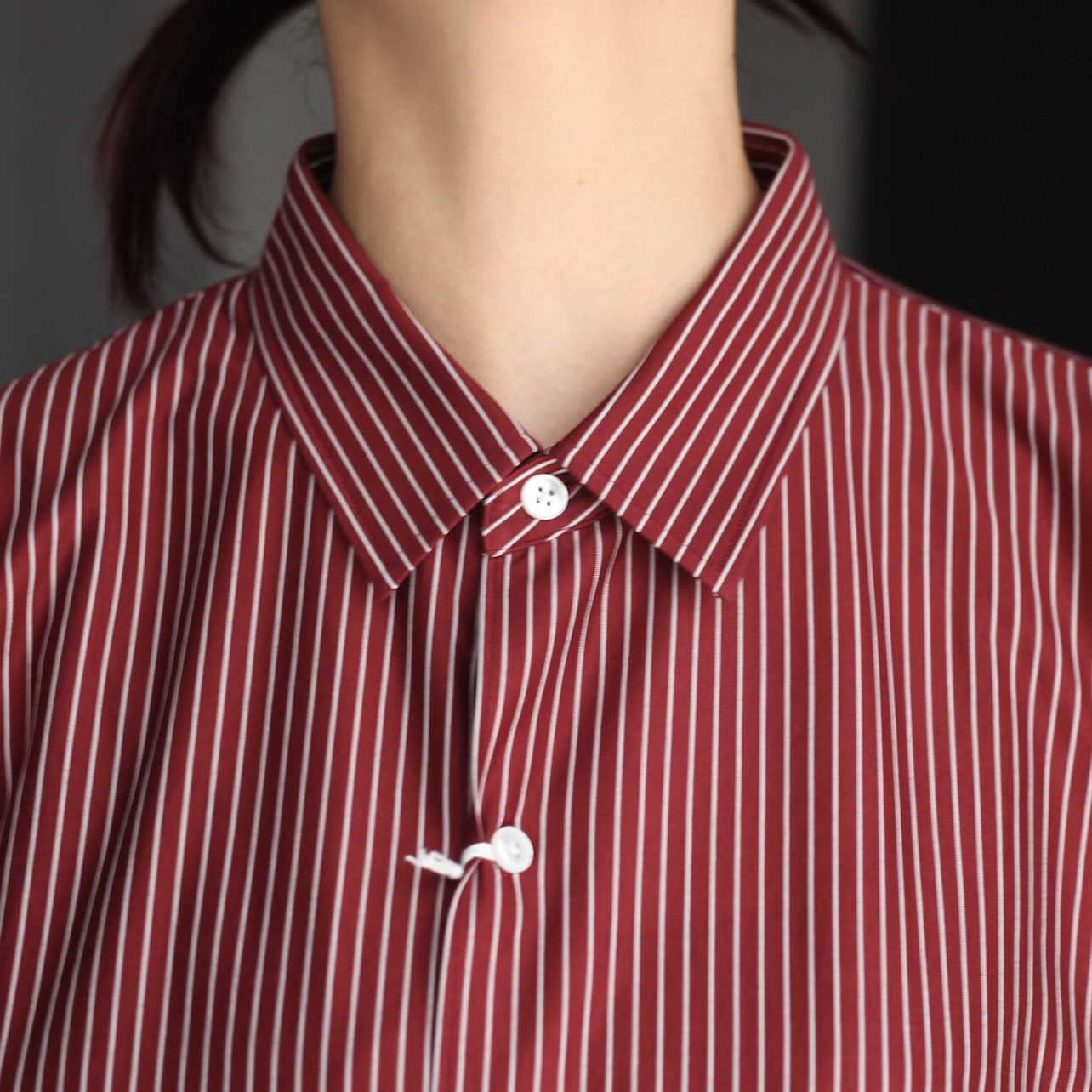 【残り一点】46G Atmosphere Stripe Shirt