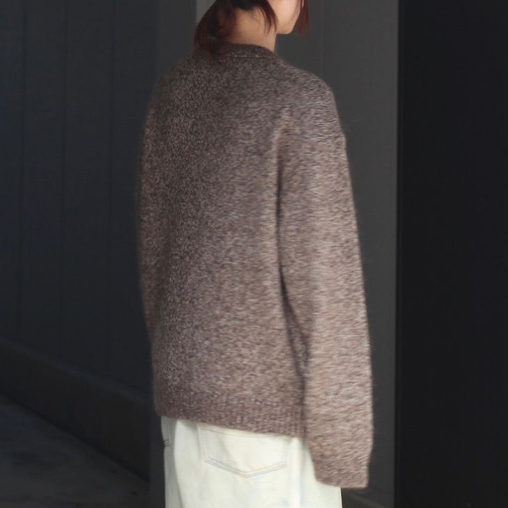 【残り一点】Wool Alpaca Mohair Crewneck Sweater