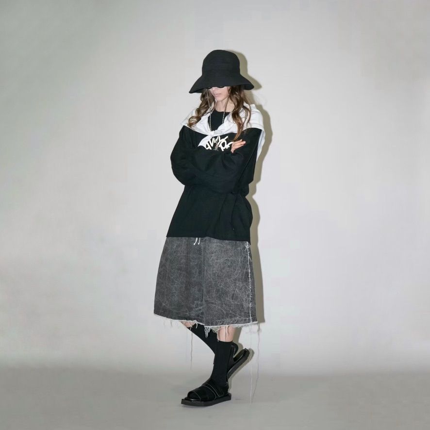 【残り一点】ピグメントプリントデニムショーツ