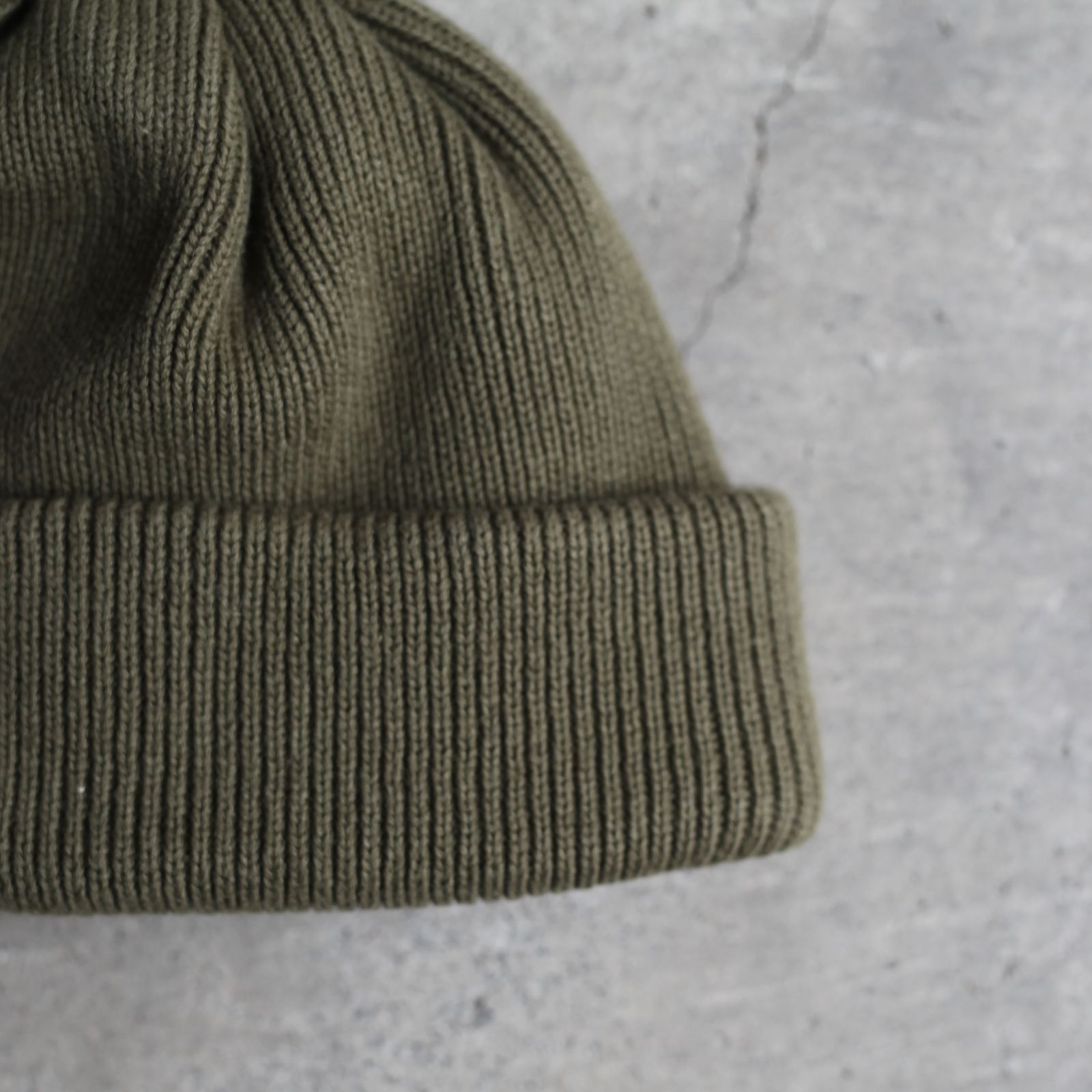 【再販売通知受付可能】Knit Cap(KHAKI)