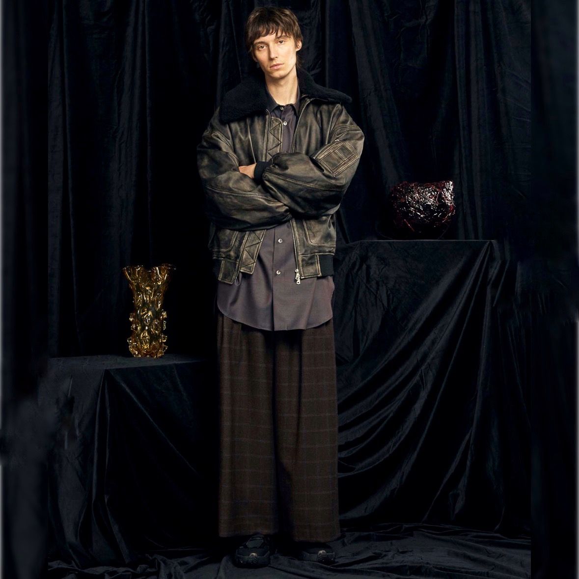 【残り一点】Sheep Leather Mouton G-1 Flight Jacket