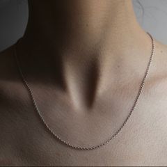 【残りわずか】Narrow Chain Necklace(SILVER)