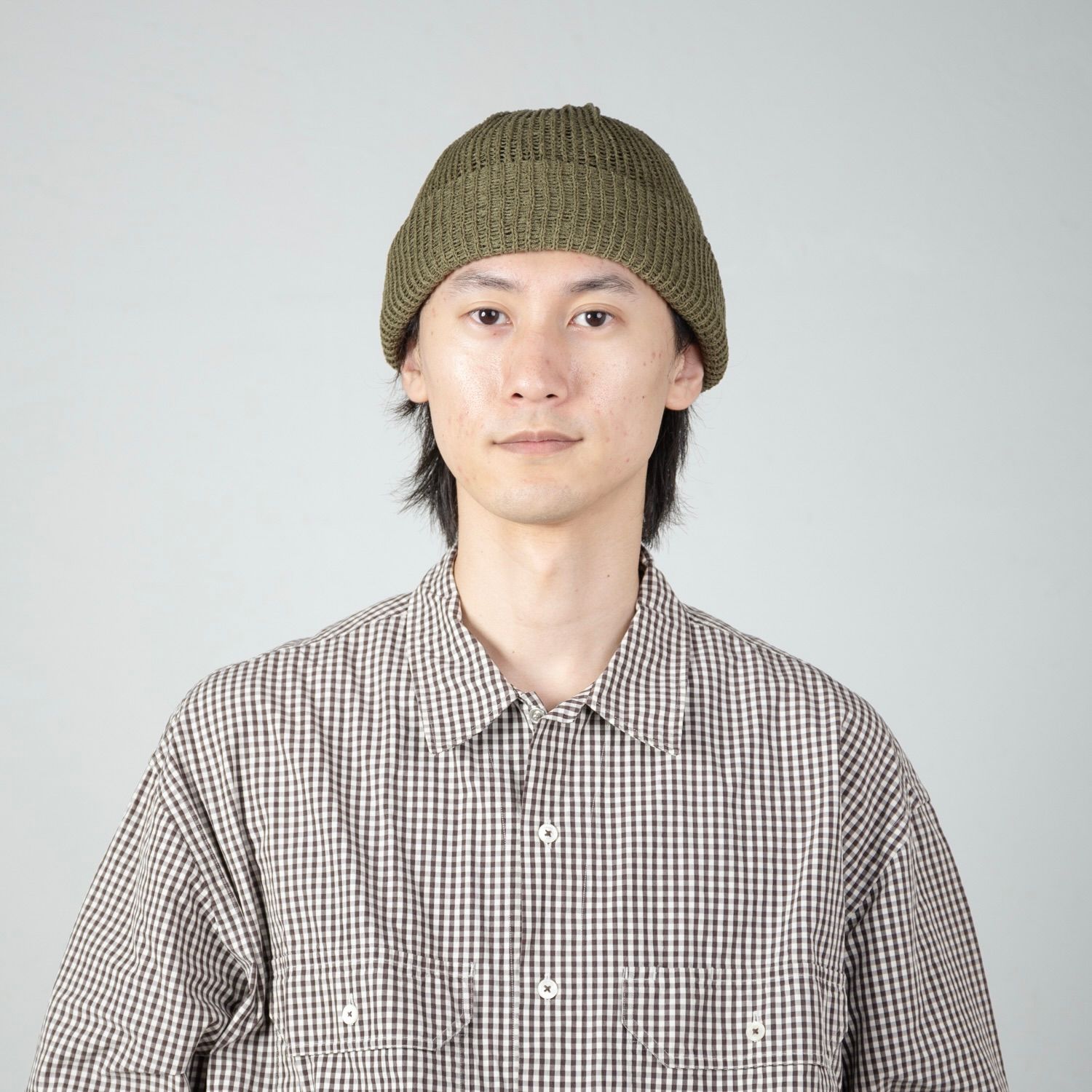 【残り一点】Sheer Mesh Short Knit Cap