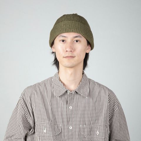 【残り一点】Sheer Mesh Short Knit Cap