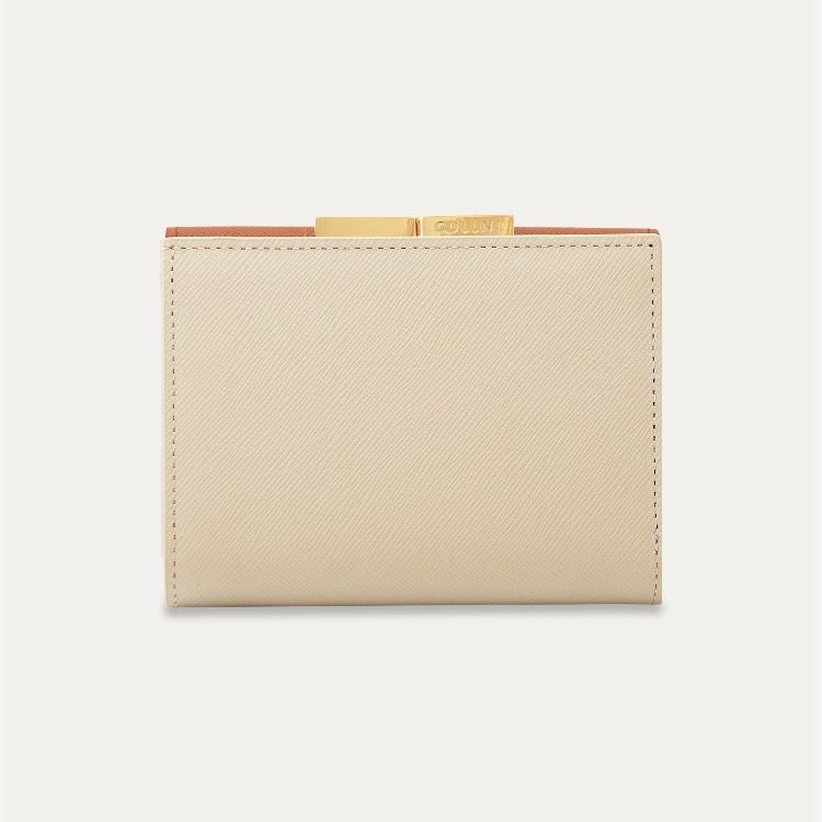 【残り一点】Leather Flap Mini Wallet With A Clasp