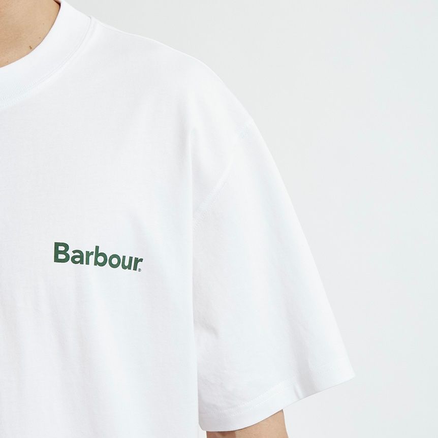 【残り一点】Barbour Crossby Archive Logo OS T-Shirt