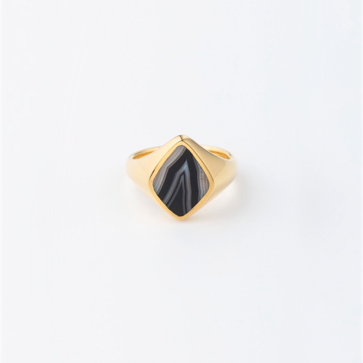 【お取り寄せ注文可能】How Raw Diashape Stone Ring(GOLD)