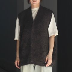 【残り一点】Cashmere Shaggy Knit Vest