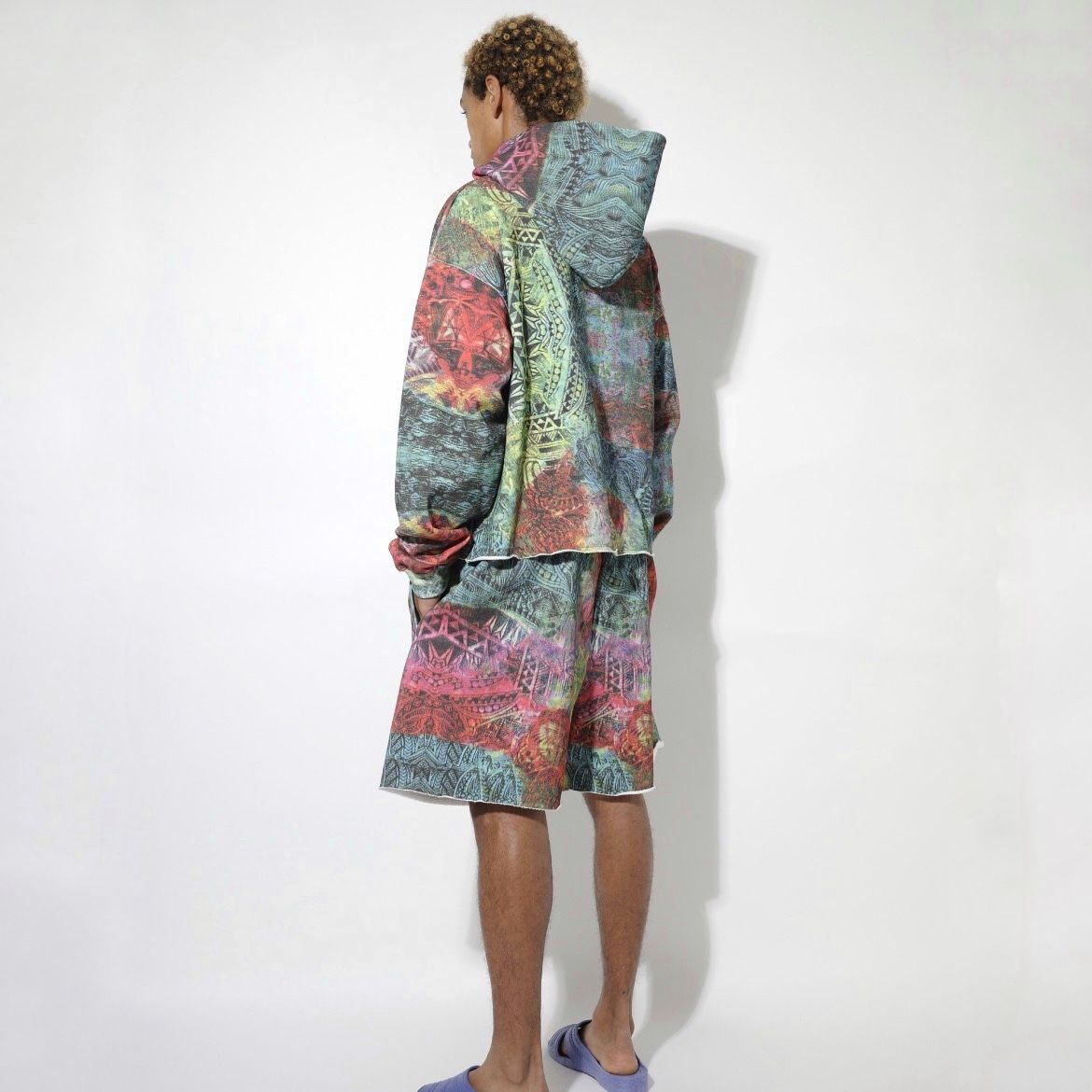 【残り一点】Cut Off Wide Zip Sweat Hoodie