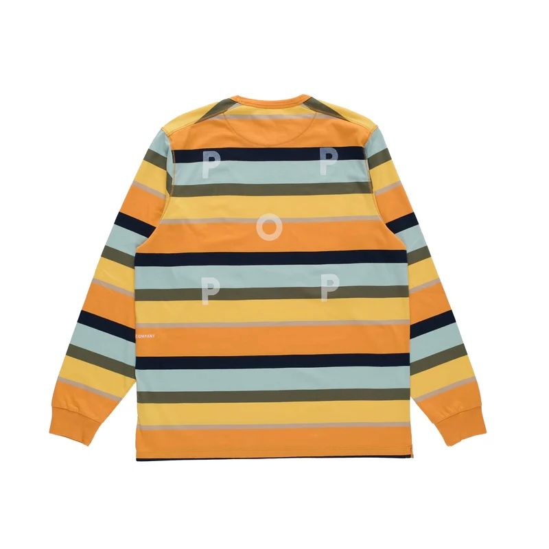 【残り一点】Striped Logo Longsleeve T-shirt