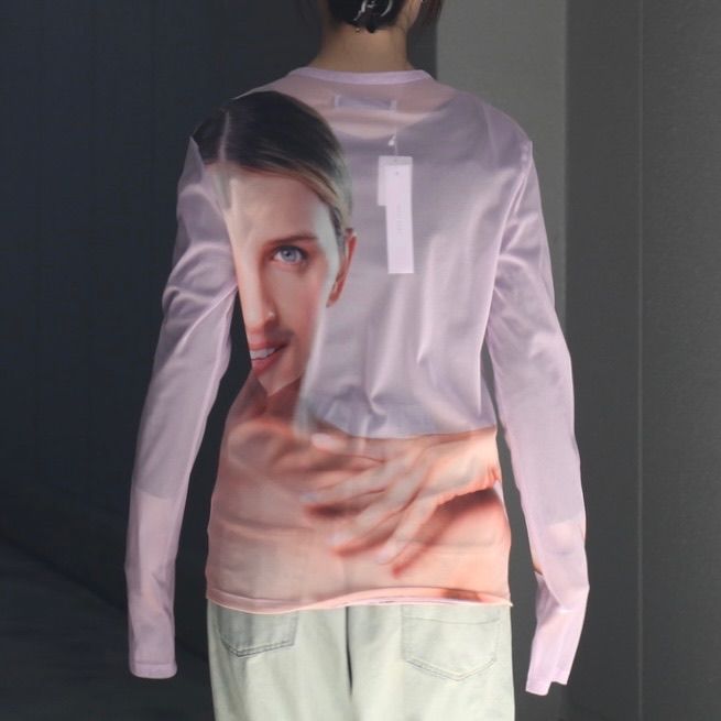 【残り一点】Graphic Mesh Top B