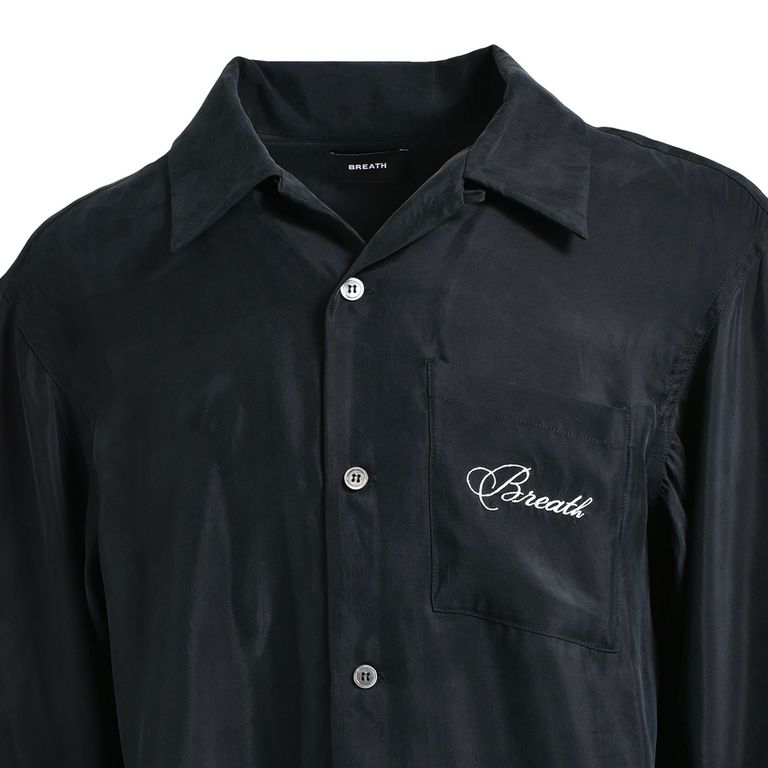 BREATH - 【残り一点】Script Logo Satin Shirt | ACRMTSM ONLINE STORE