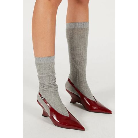 【残り一点】Sheer Rib Long Socks
