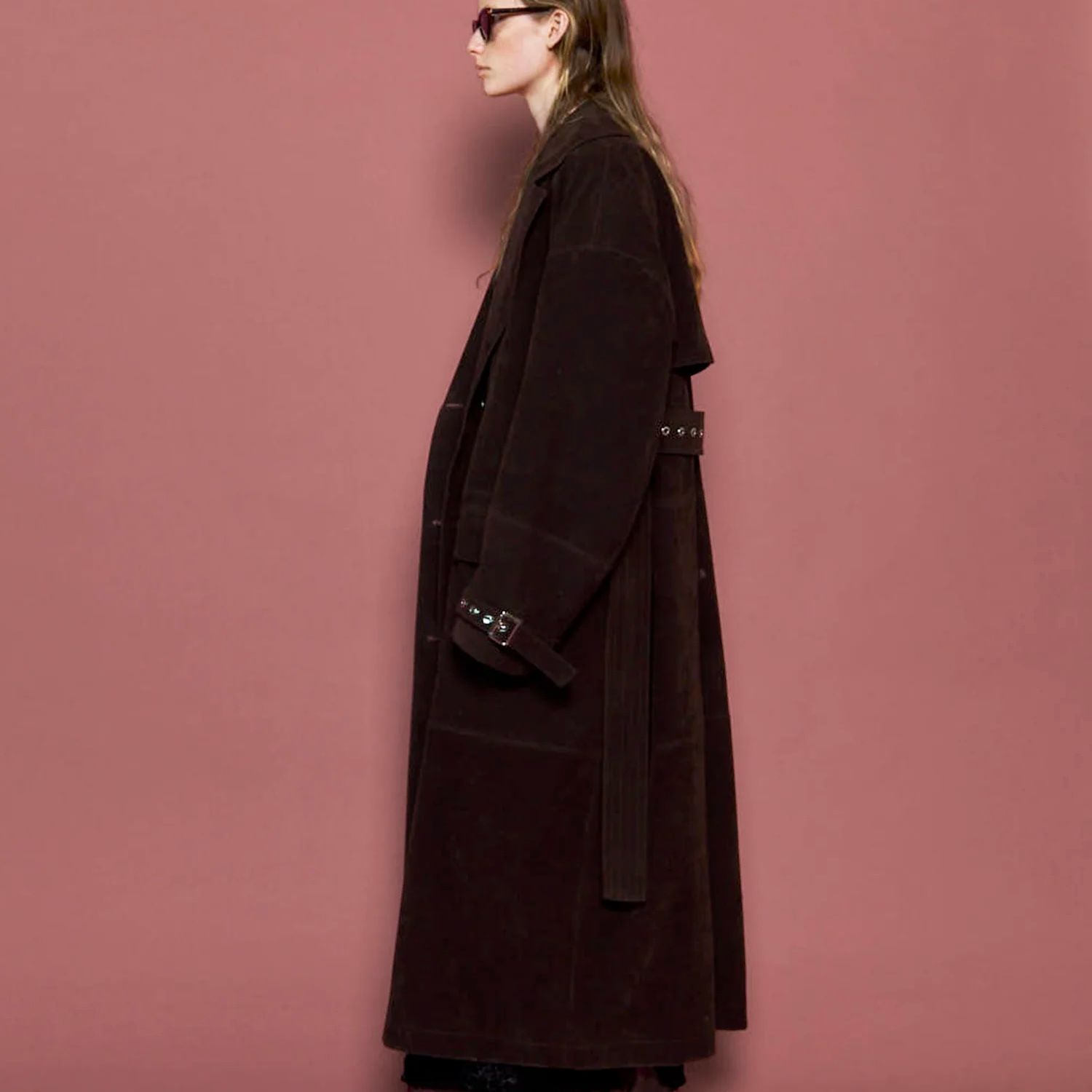 【残り一点】Suede Trench Coat