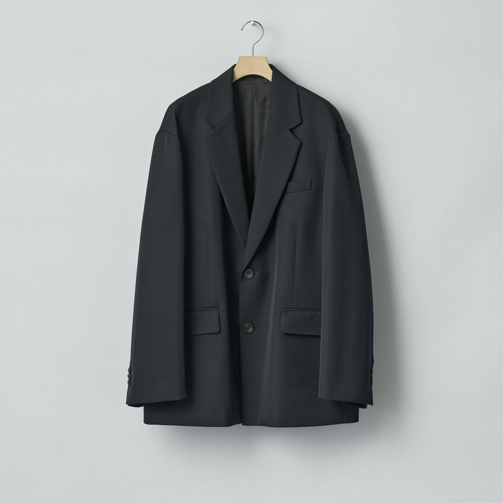 【残り一点】Wool Kersey Oversized Single Breasted Jacket