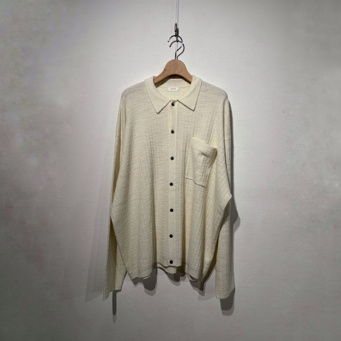 【残り一点】Crepe Knit Shirt