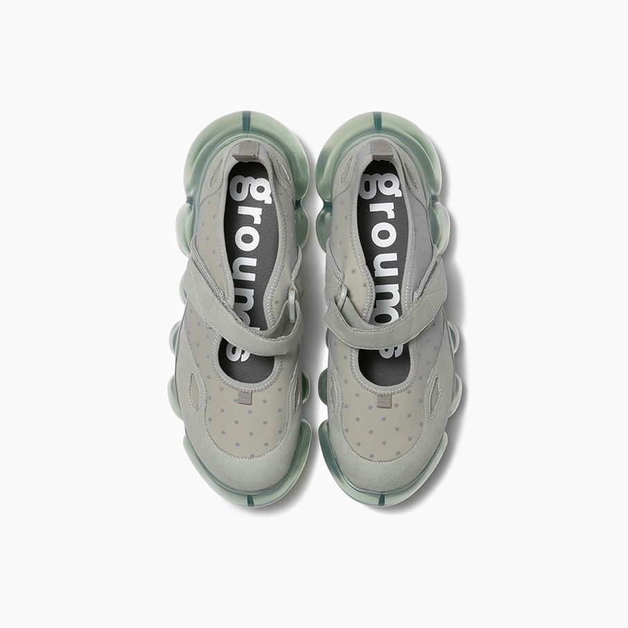 【残り一点】Jewelry Mary Jane(DOT GRAY×ICE GRAY)