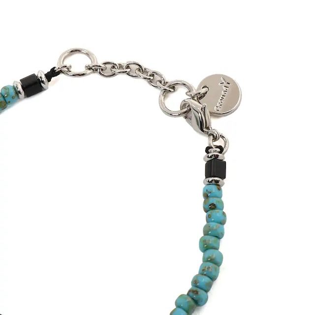 【残り一点】ビーズブレスレット_B(BLUE)