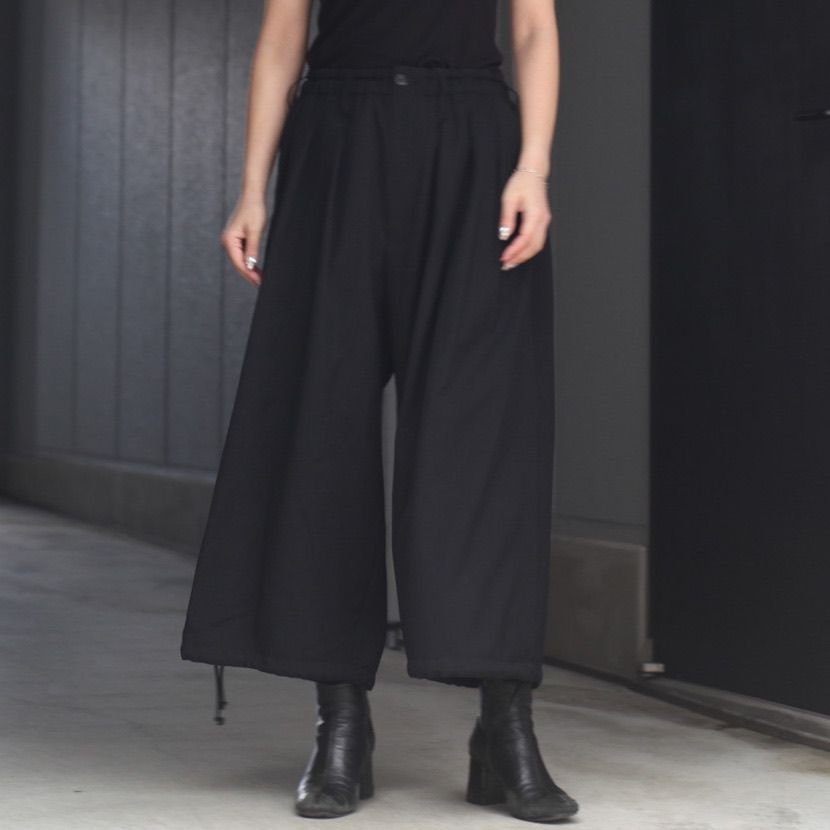 Ground Y バルーンパンツ 24AW Ground Y ウールギャバジンバルーンパンツ - Ka na ta,Yohji