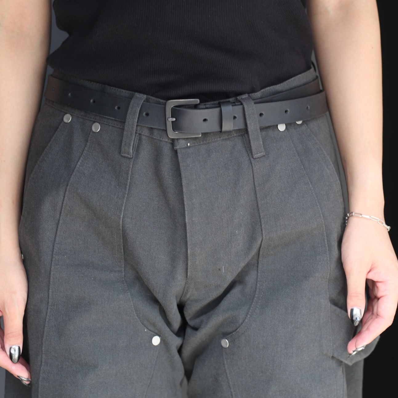 【残り一点】Curved Leg Double Knee Work Pants