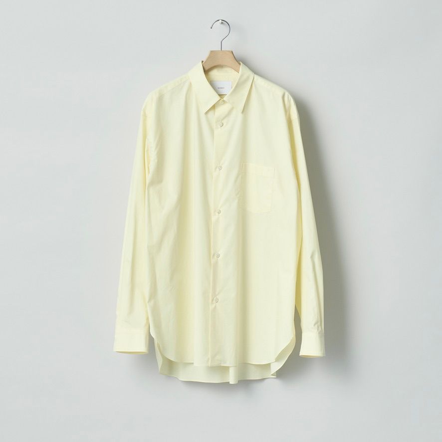 【再販売通知受付可能】Suvin Cotton Oversized Regular Collar Shirt