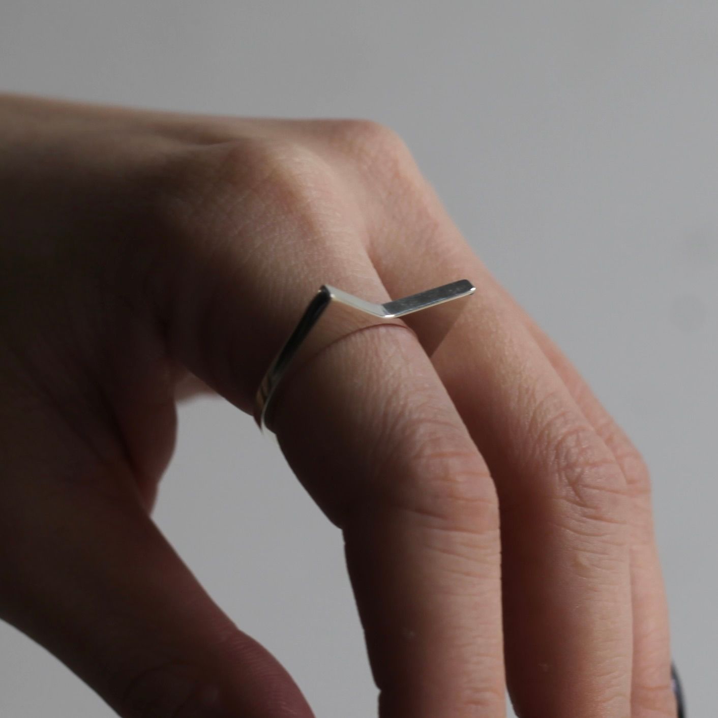 【残り一点】Flat Point Ring