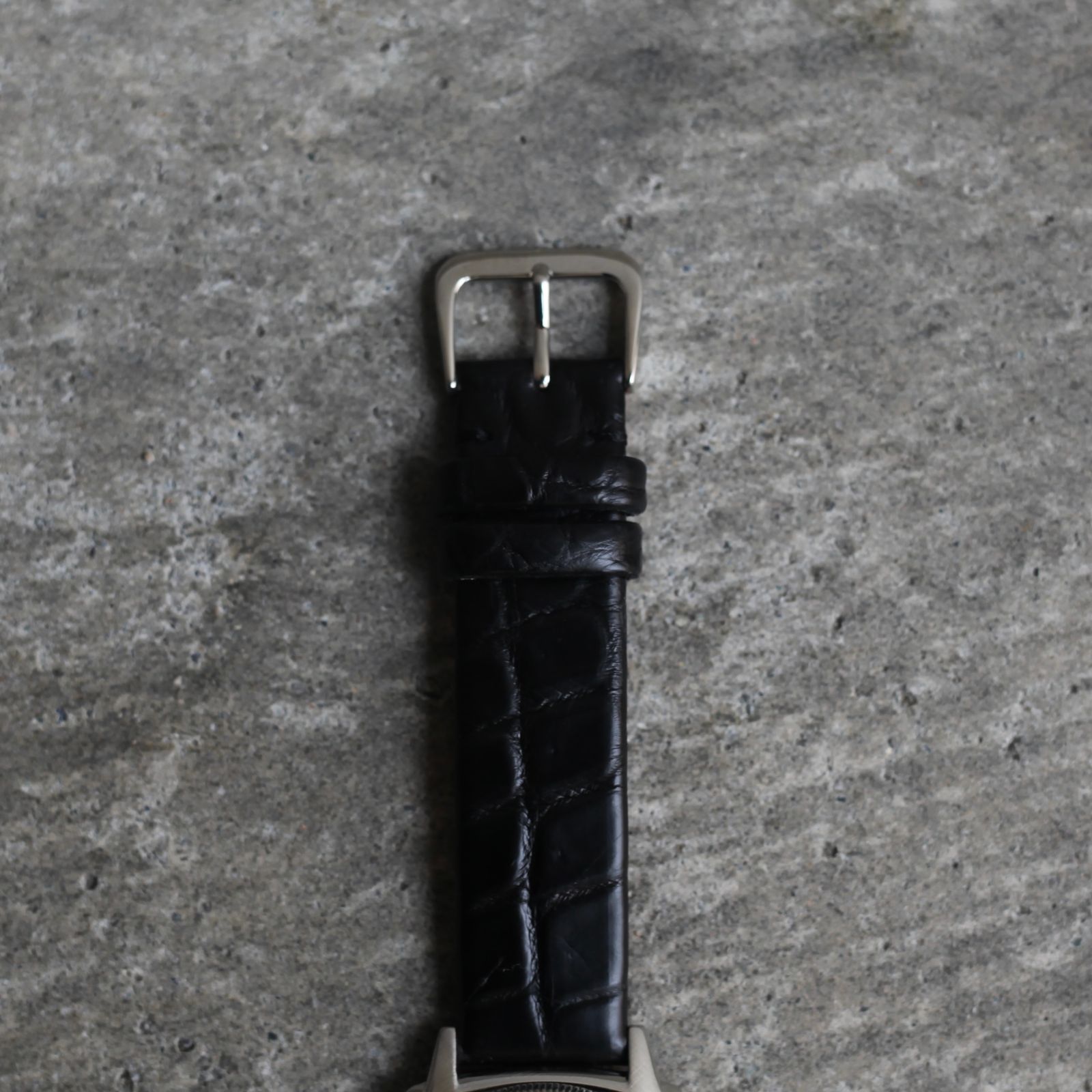 【残り一点】Coussin 12 Croco(MEN/SILVER×BLACK)