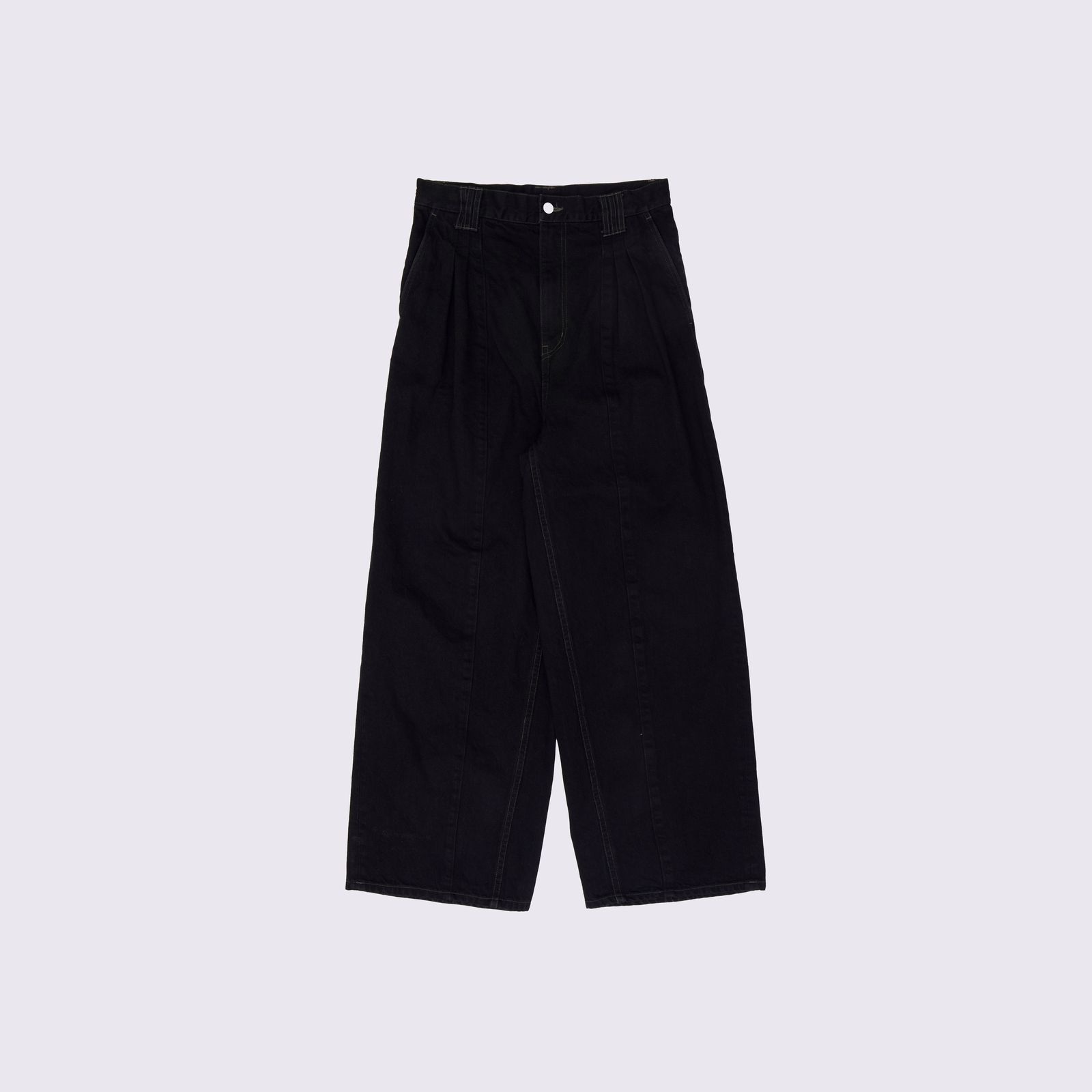 【残り一点】3pleated Wide Leg Denim Trousers