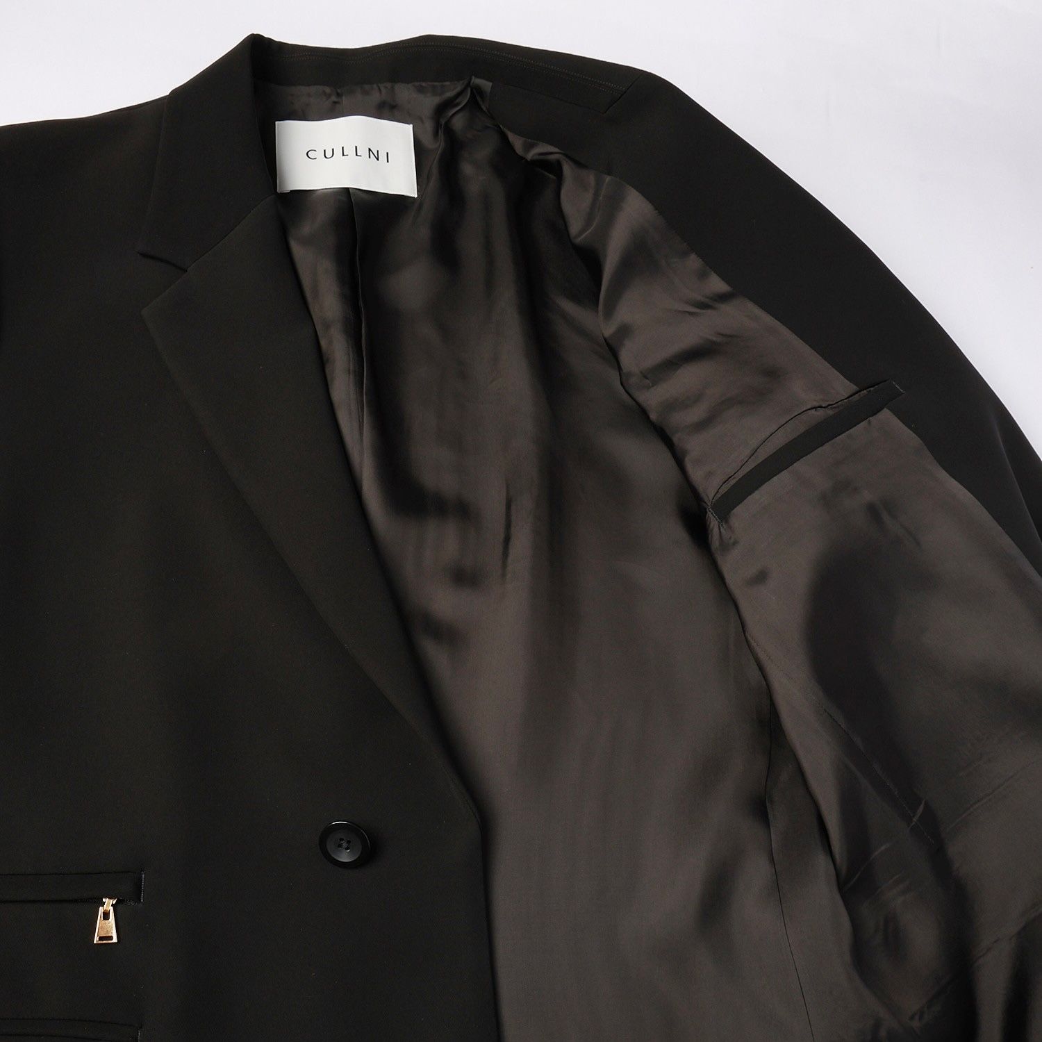 【残り一点】Double Cloth Twill Zip Pocket Tailored Jacket