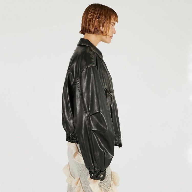 【残り一点】Flight Leather Bomber Jacket