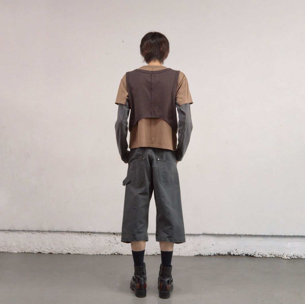 【残り一点】Panelled Multi Layerd T-Shirt