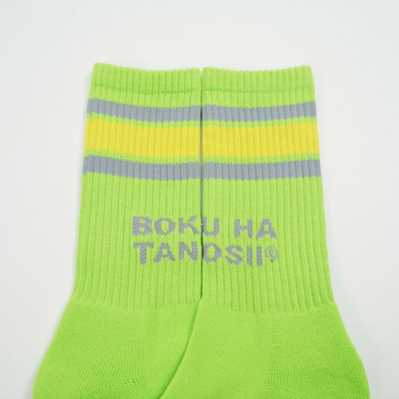 【残りわずか】Boku Tano Socks(3LINE PILE CREW)