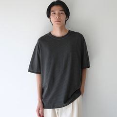 【残り一点】Dyed Raw-Edge Stripe Tee