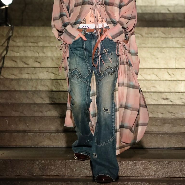 SUGARHILL - 【残り一点】Faded Modern Western Flared Trousers  