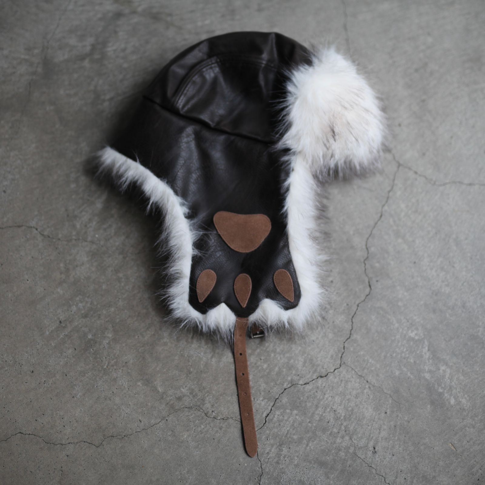 【残り一点】Cat Earflap Brown Hat