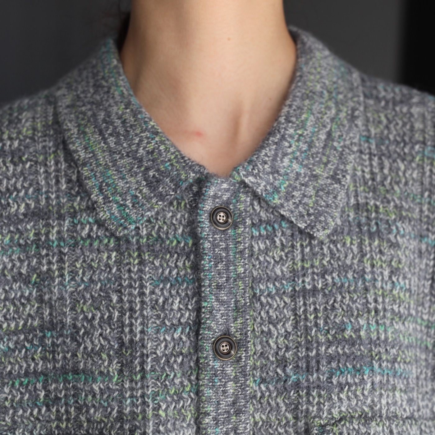 【残り一点】Rib Pattern Knit Jacket