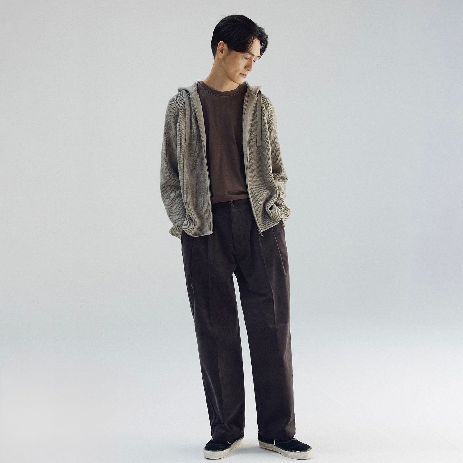【残り一点】Hooded Knit Parka