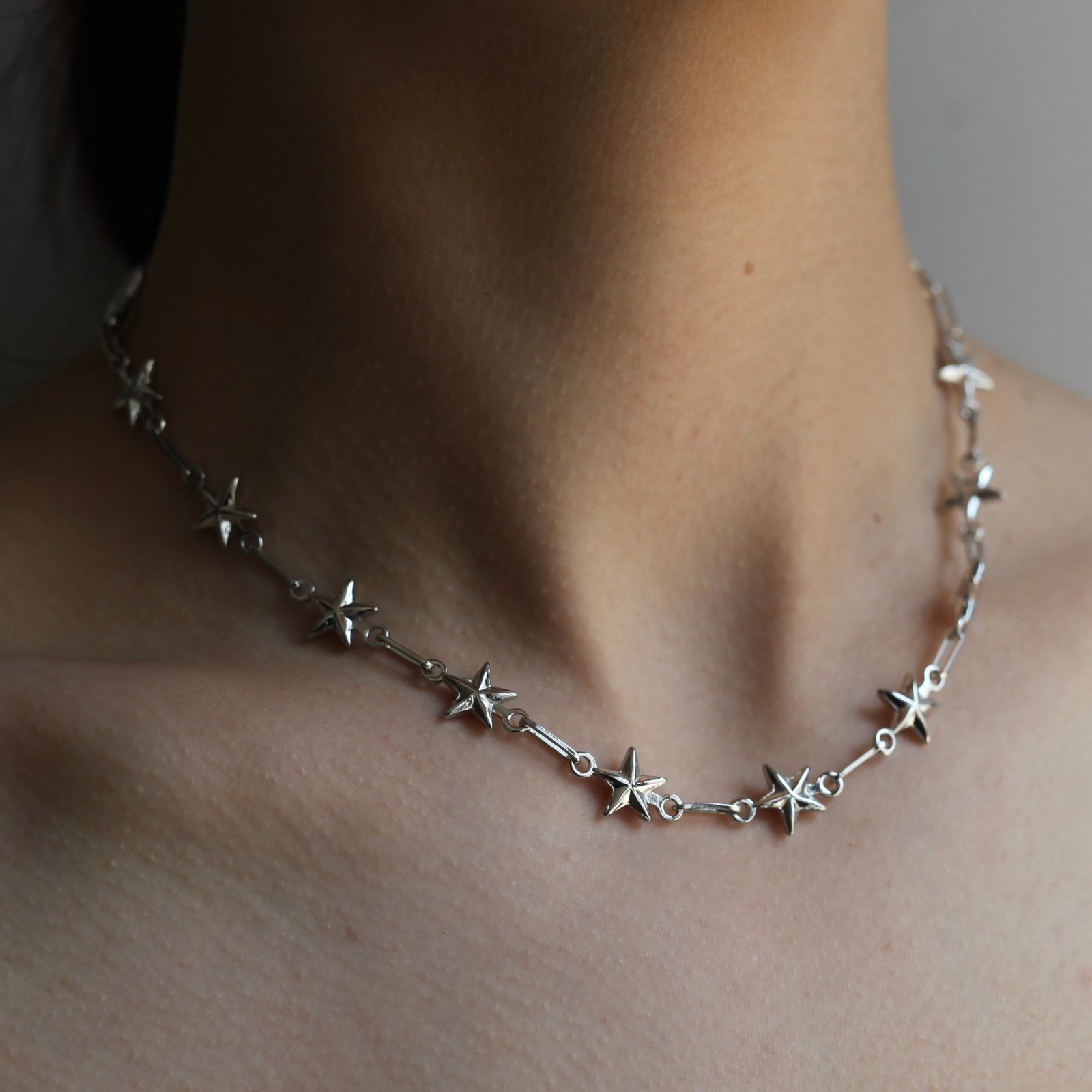 【再販売通知受付可能】Star Necklace(SILVER)