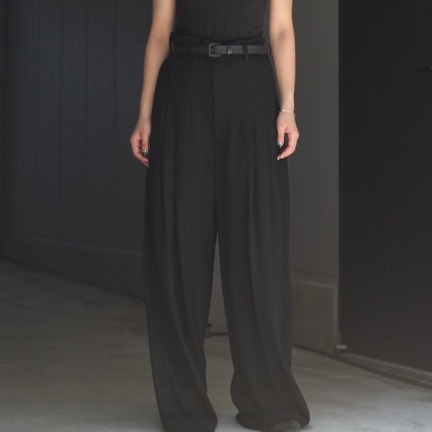 【残り一点】Wool Serge Hi-Waist Trousers
